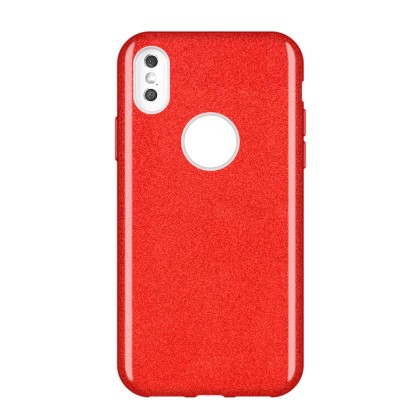 Wozinsky Glitter Case Shining Cover for Samsung Galaxy S10e red