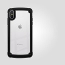 Solid Frame PC Case with TPU Bumper for iPhone XS / X black
