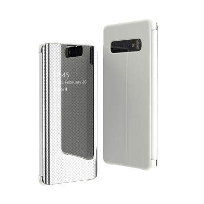 Flip View cover for Samsung Galaxy S10 silver
