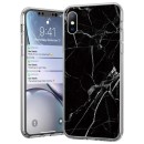 Wozinsky Marble TPU case cover for iPhone XS / iPhone X black