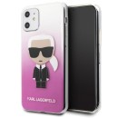 Karl Lagerfeld KLHCN61TRDFKPI iPhone 11 pink Gradient Ikonik Kar
