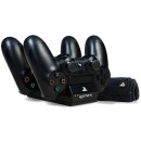 4Gamers Twin Premium Charging Dock for PS4 Controllers (Black) /