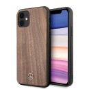 Mercedes MEHCN61VWOLB iPhone 11 hard case brΔ…zowy/brown Wood Li