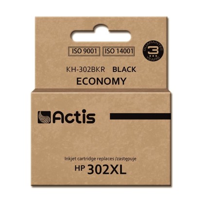 Actis Ink cartridge KH-302BKR for Hewlett Packard, compatible HP