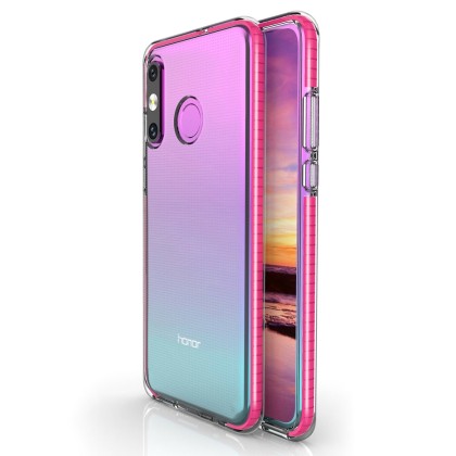 Spring Case clear TPU gel protective cover with colorful frame f