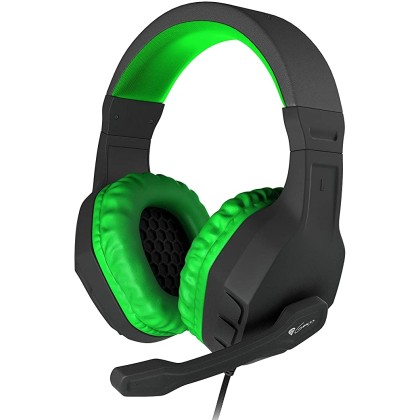 Genesis Gaming Stereo Headset - Argon 200 (For PC) (Green/Black)