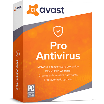 Avast Pro Antivirus 2020 10 PCs, 2 Years, ESD