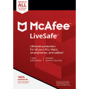 McAfee LiveSafe 2020 1 Device, 3 Years, ESD