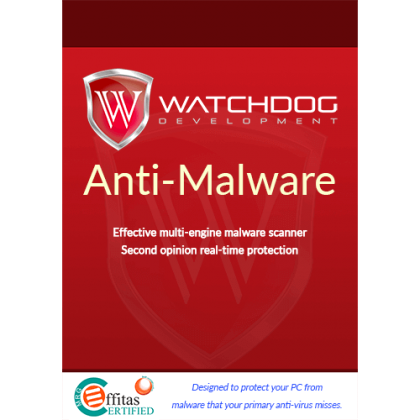 Watchdog Anti-Malware 3 PCs, 2 Years, ESD