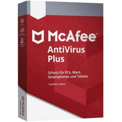 McAfee Antivirus Plus 2020 (unlimited PC - 1 Year)