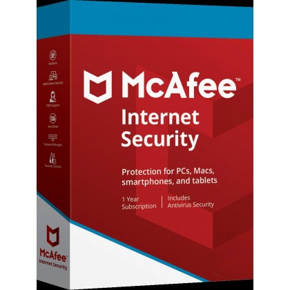 McAfee Internet Security 2020 (unlimited Devices - 1 Year) WIN,M