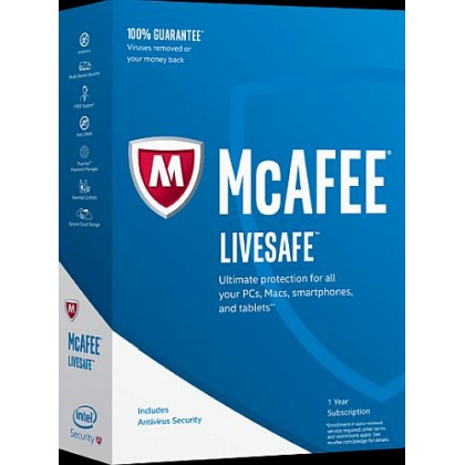 McAfee LiveSafe 2020 (unlimited Devices - 1 Year)