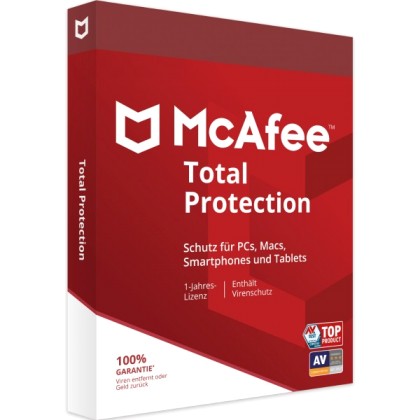 McAfee Total Protection 2020 (3 PC -1 Year) WIN