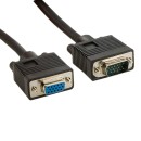 4world Extension cord D-Sub15 VGA | M/F | 3m | black