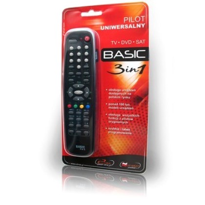 Elmak Pilot uniwersalny Basic 3w1 TV, DVD, SAT/ DVB-T