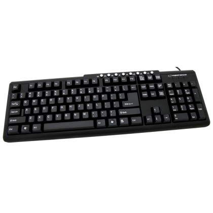 Esperanza Multimedia keyboard EK102, 8 additional keys, USB
