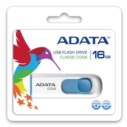 Adata DashDrive Classic C008 16GB White-Blue