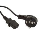 Gembird Power cord (C13), VDE approved, 1.8M