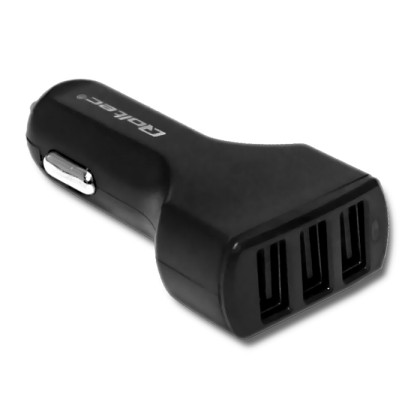 Qoltec Car adapter for mobile devices 24W | 5V | 4.8A | 3xUSB FA