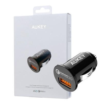 AUKEY Car charger CC-T13 ultra fast 1xUSB Quick Charge 3.0 3A 18