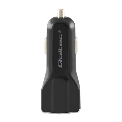 Qoltec Car charger | 12-24V | 5V / 3.4A | 2xUSB