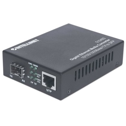 Intellinet Media Converter 10/100/ 1000BASE-TX-SLOT SFP GB