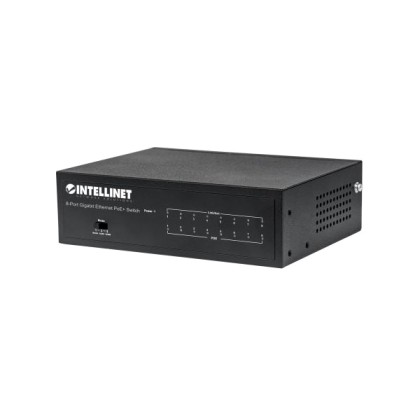 Intellinet Switch Gigabit 8x 10/100/1000 RJ45 PoE+ 60W VLA