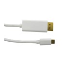Qoltec DisplayPort Alternate mode cable | USB 3.1 C male / Displ