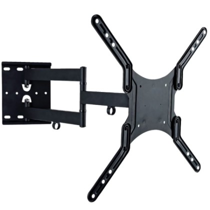 Techly Wall mount LCD/LED 23-55 double arm, 45kg, black