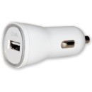 Techly Car USB charger 5V 2.4A 12/24V high-power, white