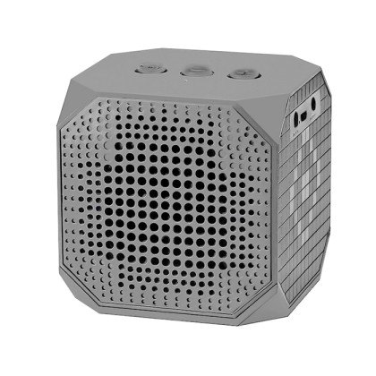 Qoltec Portable Bluetooth speaker | 3W | Double Speaker | Gray
