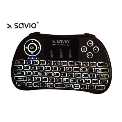Elmak SAVIO KW-02 Wireless keyboard Android TV Box, Smart TV, PS