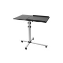 Techly Table for projector/not book, mobile black
