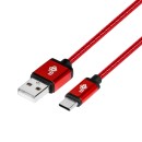 TB Cable USB - USB C 1.5 m ruby tape