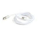 Gembird Cotton braided Micro USB cable/1.8m/silver