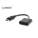 Elmak Adapter DisplayPort (M) - HDMI (F) SAVIO CL-55/B