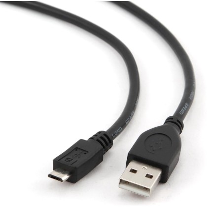 Gembird Micro USB2.0 cable AM-MBM5P/0.1m/black