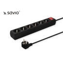 Elmak Power strip with anti-surge protection 5 outlets with grou