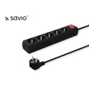 Elmak Power strip with anti-surge protection 5 outlets with grou