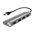 LogiLink Hub USB 3.0, 4-port with aluminum casing