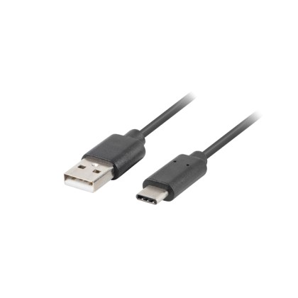 LANBERG Cable USB CM - AM 2.0 1m black QC 3.0, full copper