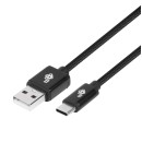 TB Cable USB - USB C 1.5 m black tape