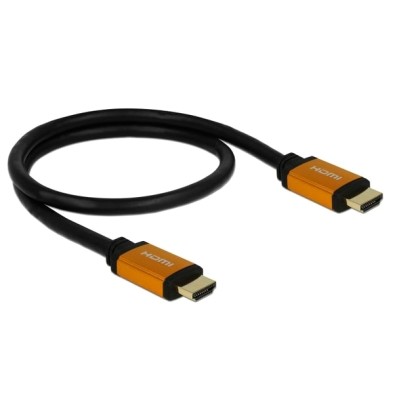 Delock HDMI Cable v2.1 8K 60Hz black 0,5m