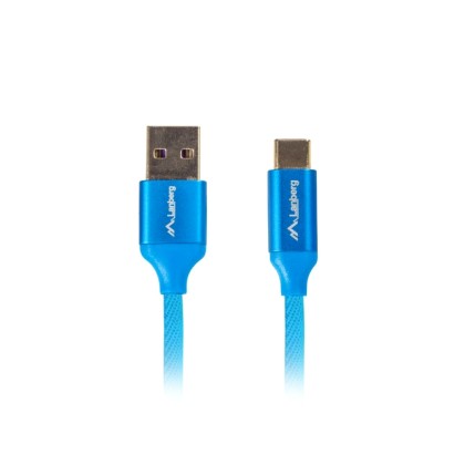 LANBERG USB Cable CM - AM 2.0, 0.5m Blue Premium
