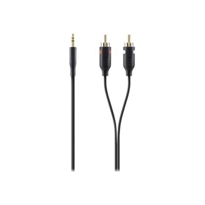 Belkin Audio cable 3,5mm - 2xRCA 1m black