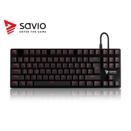 Elmak Mechanical Gaming Keyboard Savio Tempest RX Outemu Red, LE