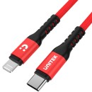 Unitek USB-C - Lightning Cable 1M, M/M, MFI; C14060RD