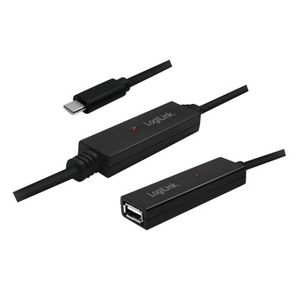 LogiLink USB2.0 Active repeater cable USB-C M to USB AF