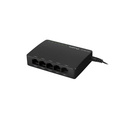 LANBERG Switch 5X 1GB/S GIGABIT 12V Ethernet DSP2-1005-12