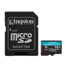 Kingston microSD 64GB Canvas Go Plus 170/70MB/s adapter